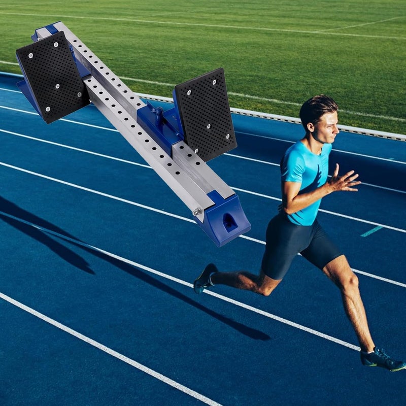 Vaolvpant 30 Inch Premium Starting Blocks for Track and Field Portable Lightweight Aluminum Starter Block Suitable for Youth Running Enthusiasts Outdoor Indoor Use for Enhance Speed - Image 2